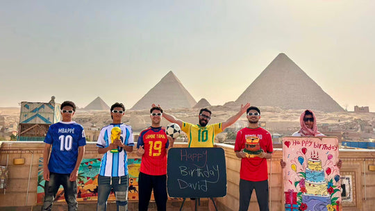 World Cup Greeting Videos from the Egyptian Pyramids