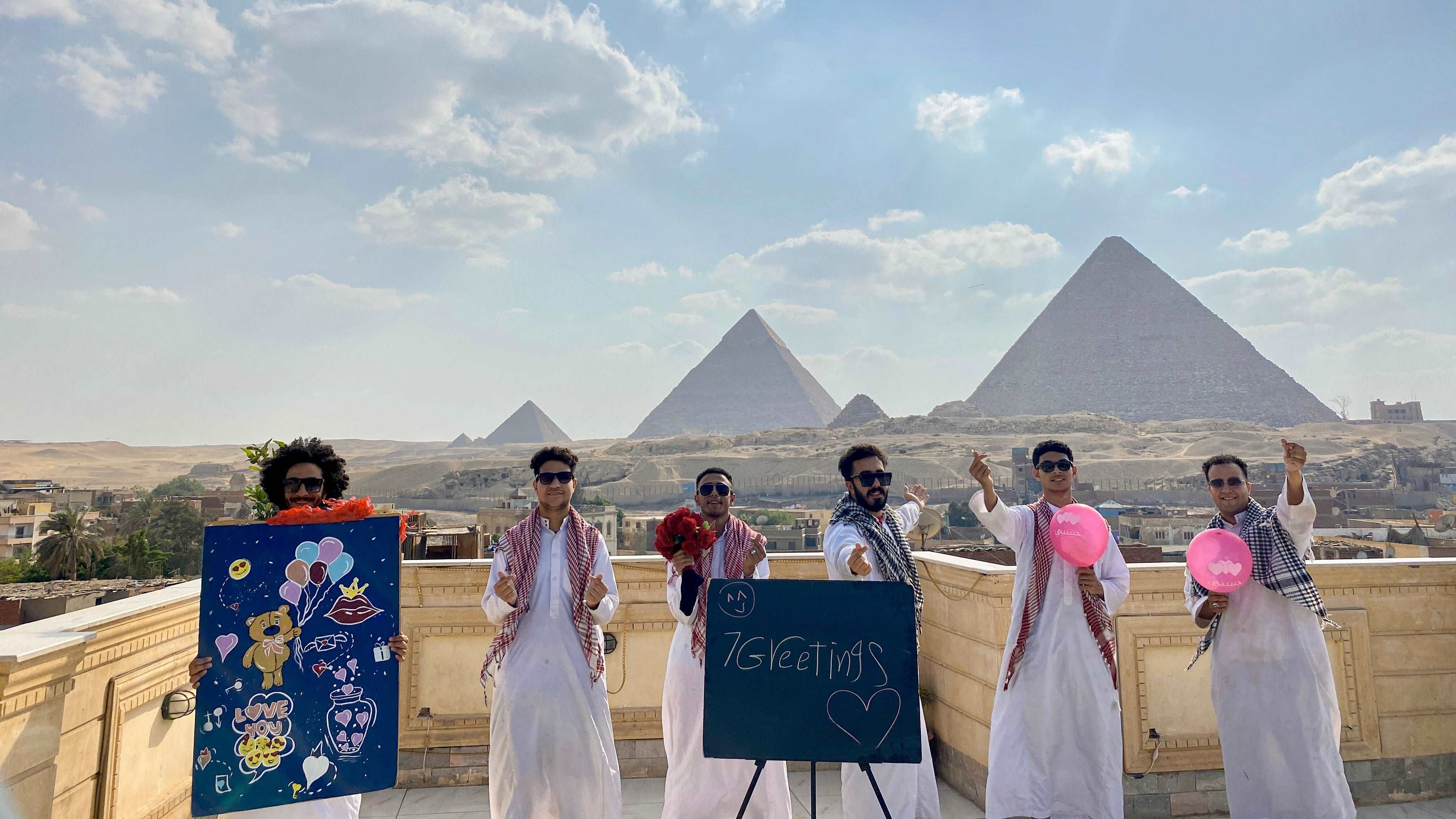 Enchanting Greetings Video from Egyptian Pyramids – Send Your Love ...