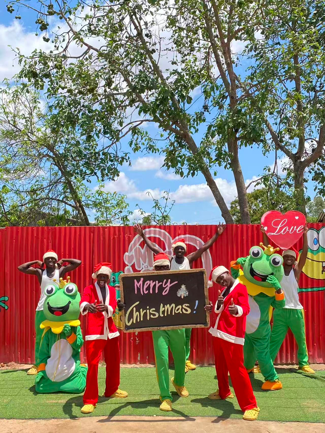 Holiday greetings video from Africa