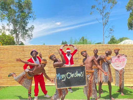 African team Christmas celebration video