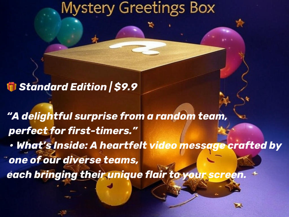 Blind Box Greeting Video – Fun and unique personalized video gift