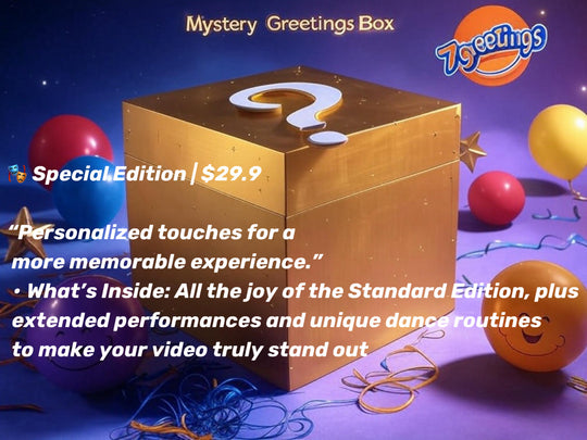 Blind Box Greeting Video – Fun and unique personalized video gift
