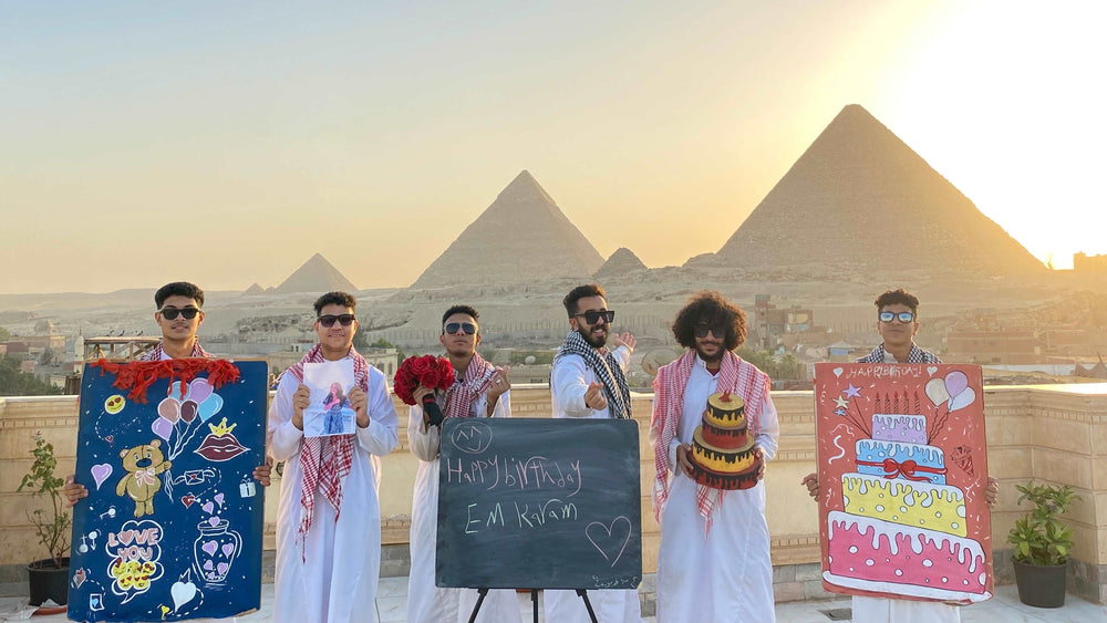 Greetings Video from Egyptian Pyramids