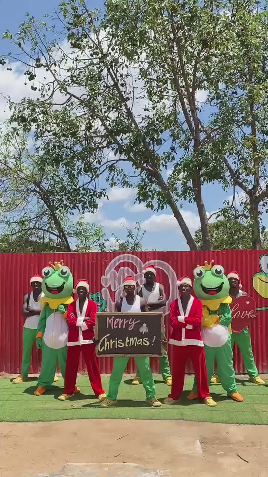 African dance Christmas greetings video