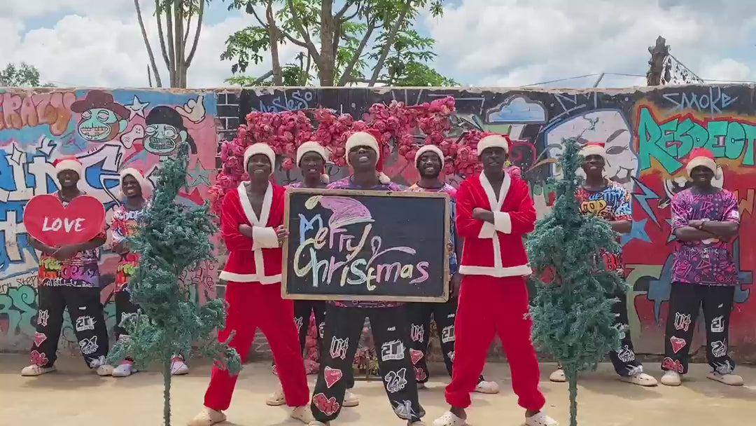 Merry Christmas video from African dancers