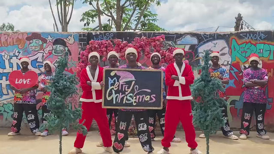 Merry Christmas video from African dancers