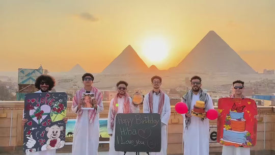Greetings Video from Egyptian Pyramids