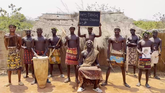 Greeting video from Africa